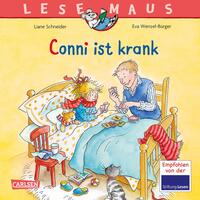 Vorderes Coverbild LESEMAUS 87: Conni ist krank