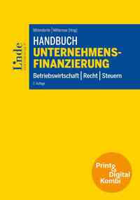 Vorderes Coverbild Handbuch Unternehmensfinanzierung (Kombi Print&digital)