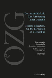 Vorderes Coverbild Österreichische Zeitschrift für Geschichtswissenschaften 32/2/2021