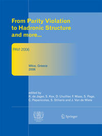 Vorderes Coverbild From Parity Violation to Hadronic Structure and more