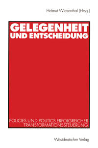Vorderes Coverbild Gelegenheit und Entscheidung