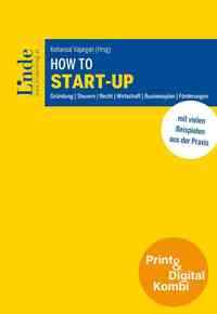Vorderes Coverbild How to Start-up (Kombi Print&digital)