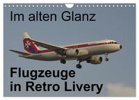 Vorderes Coverbild Im alten Glanz: Flugzeuge in Retro Livery (Wandkalender 2025 DIN A4 quer), CALVENDO Monatskalender