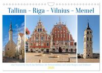 Vorderes Coverbild Tallinn-Riga-Vilnius-Memel, eine Traumreise durch das Baltikum. (Wandkalender 2026 DIN A4 quer), CALVENDO Monatskalender
