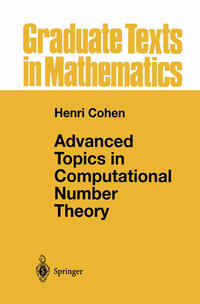 Vorderes Coverbild Advanced Topics in Computational Number Theory