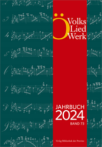 Vorderes Coverbild Jahrbuch des Österreichischen Volksliedwerkes · Band 73 | 2024