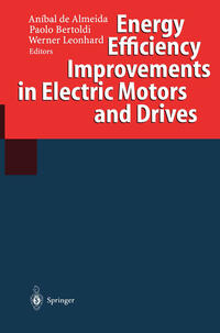 Vorderes Coverbild Energy Efficiency Improvements in Electric Motors and Drives
