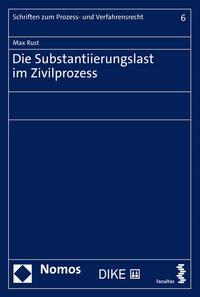 Vorderes Coverbild Die Substantiierung im Zivilprozess