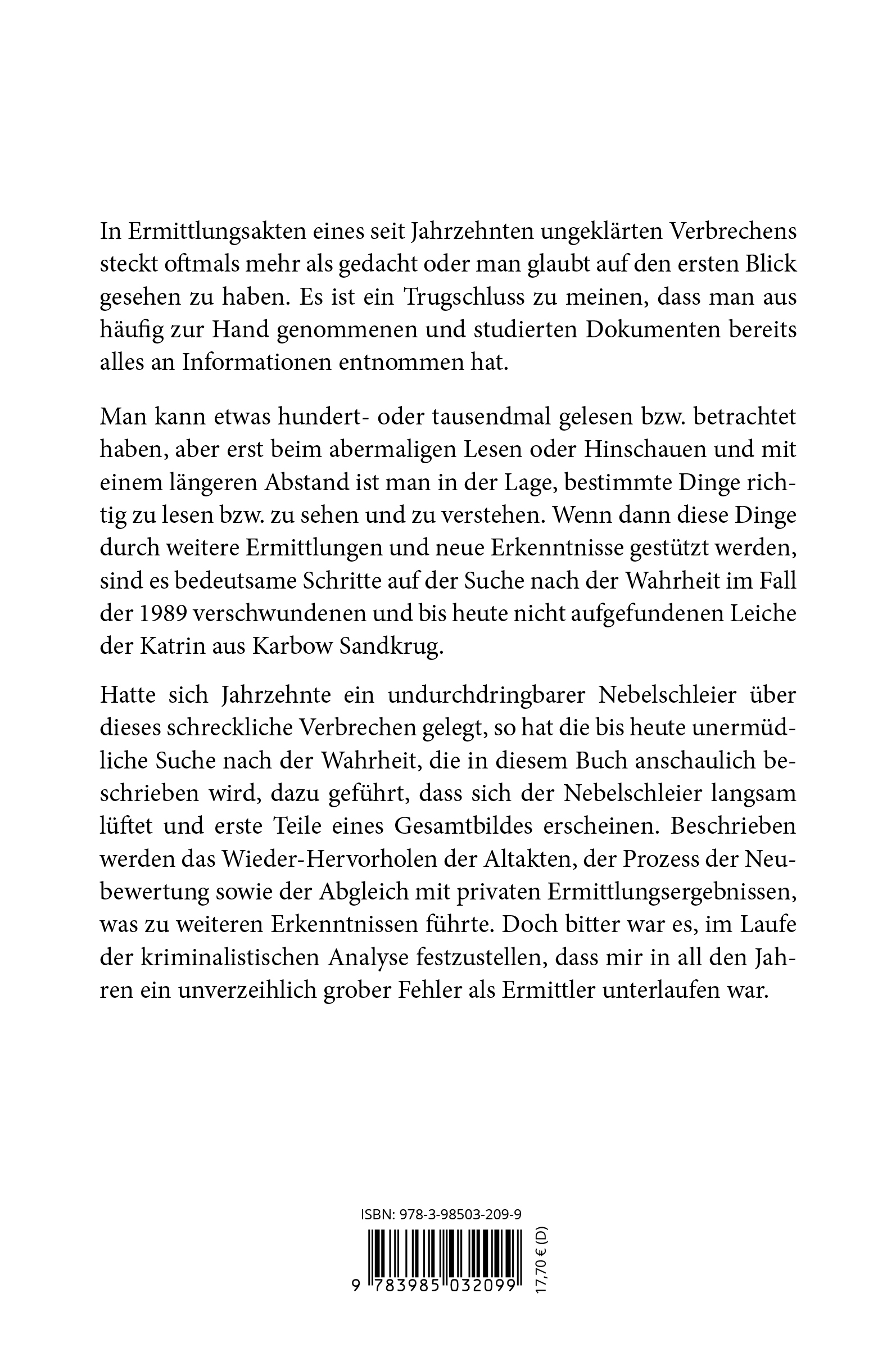 Rückseitencover Vernebelt!