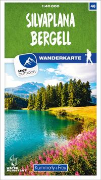 Vorderes Coverbild Kümmerly+Frey Wanderkarte 46 Silvaplana, Bergell 1:40.000
