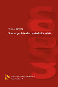 Vorderes Coverbild Sondergebiete des Lauterkeitsrechts