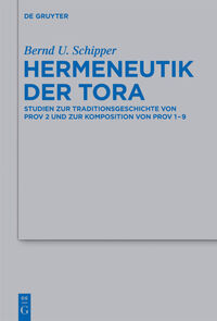 Vorderes Coverbild Hermeneutik der Tora