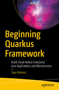Vorderes Coverbild Beginning Quarkus Framework