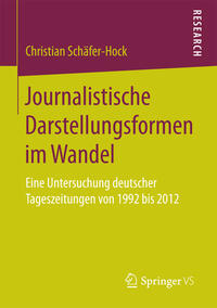 Vorderes Coverbild Journalistische Darstellungsformen im Wandel