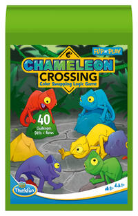 Vorderes Coverbild ThinkFun Flip n’ Play - Chameleon Crossing - Logikspiel ab 8 Jahre