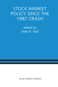 Vorderes Coverbild Stock Market Policy Since the 1987 Crash
