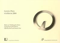 Vorderes Coverbild Lessing-Preis für Kritik 2004.