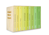 Vorderes Coverbild Klaus Merz. Werkausgabe in neun Bänden