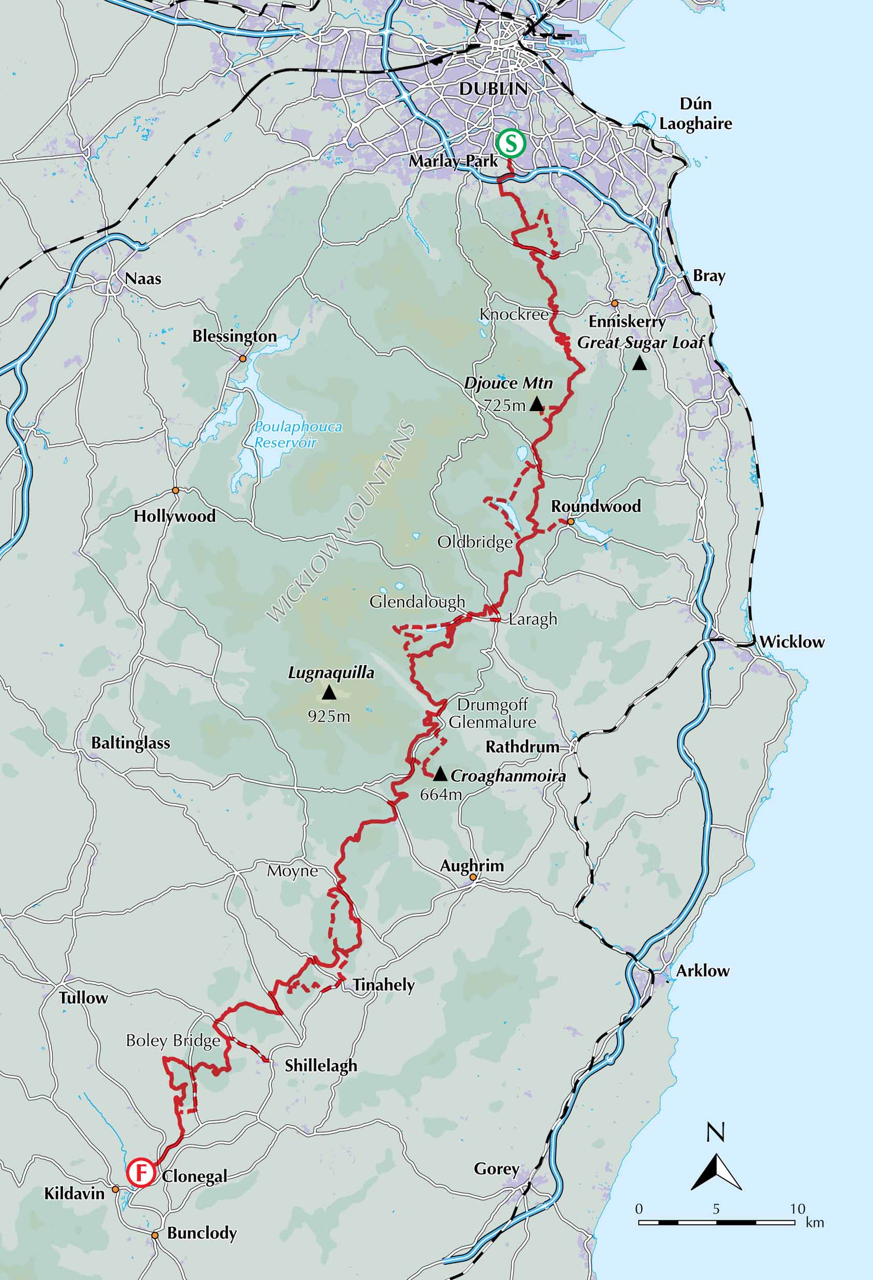 Beispielinhalt (Bild) Walking the Wicklow Way