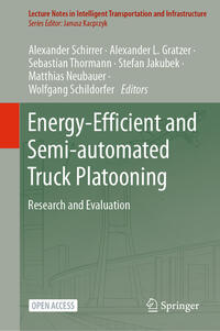 Vorderes Coverbild Energy-Efficient and Semi-automated Truck Platooning
