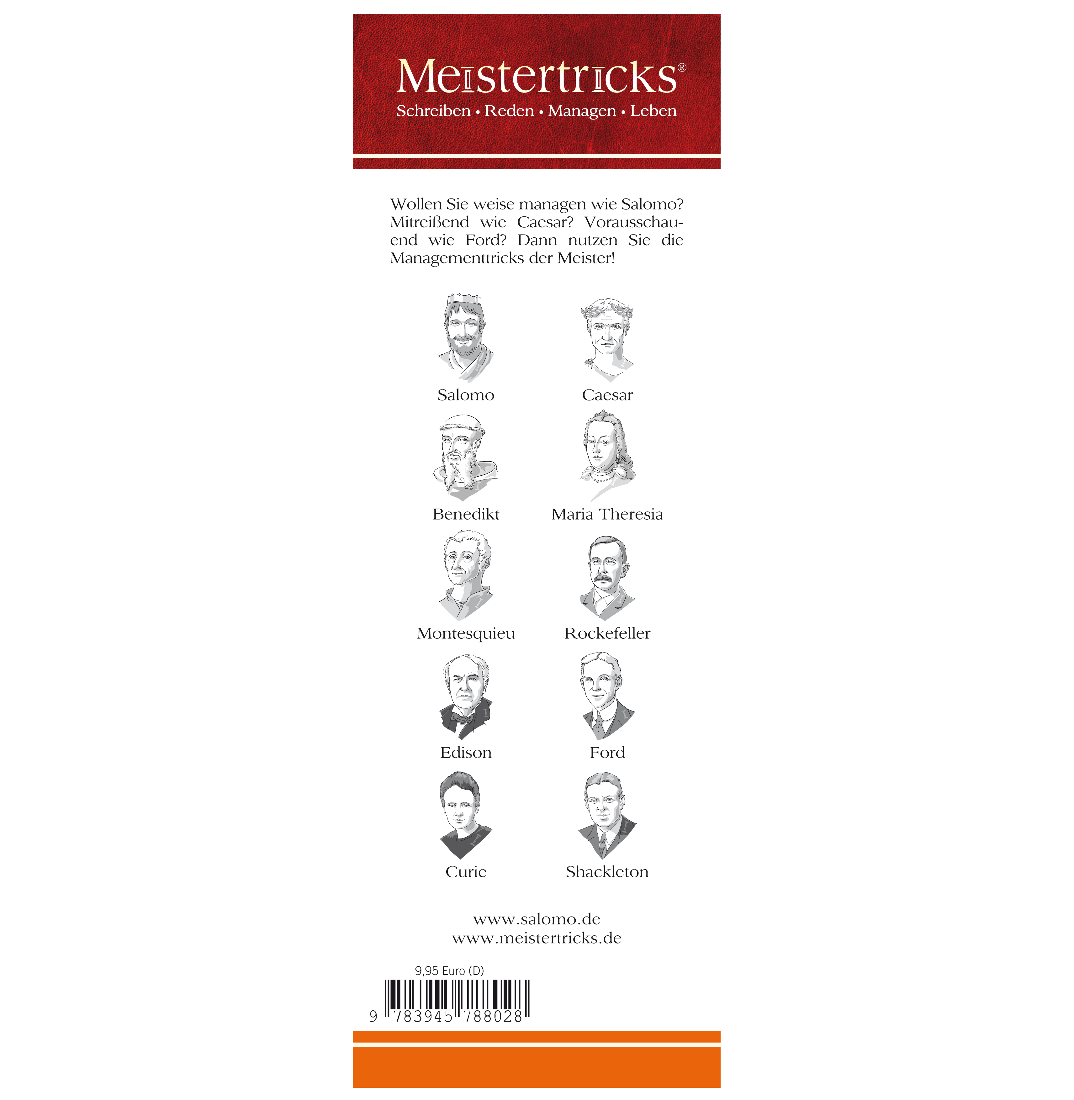Rückseitencover Die Managementtricks der Meister