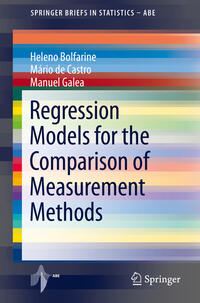 Vorderes Coverbild Regression Models for the Comparison of Measurement Methods