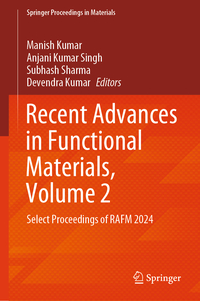 Vorderes Coverbild Recent Advances in Functional Materials, Volume 2