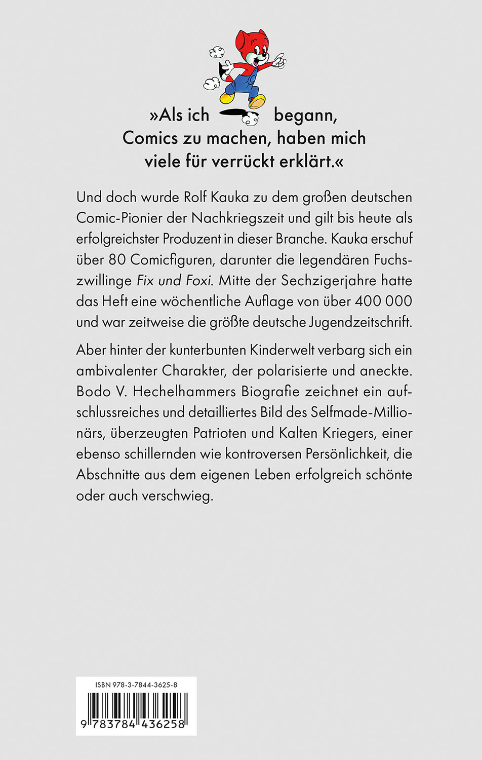 Rückseitencover Fürst der Füchse