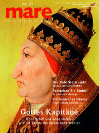 Vorderes Coverbild mare - Die Zeitschrift der Meere / No. 95 / Gottes Kapitäne