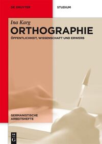 Vorderes Coverbild Orthographie