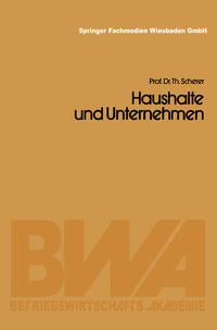 Vorderes Coverbild Haushalte und Unternehmen