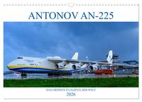 Vorderes Coverbild ANTONOV AN-225 "MRIJA" (Wandkalender 2026 DIN A3 quer), CALVENDO Monatskalender