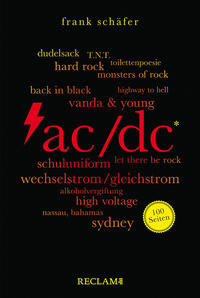Vorderes Coverbild AC/DC. 100 Seiten