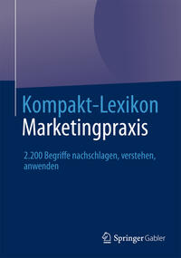 Vorderes Coverbild Kompakt-Lexikon Marketingpraxis