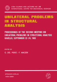 Vorderes Coverbild Unilateral Problems in Structural Analysis