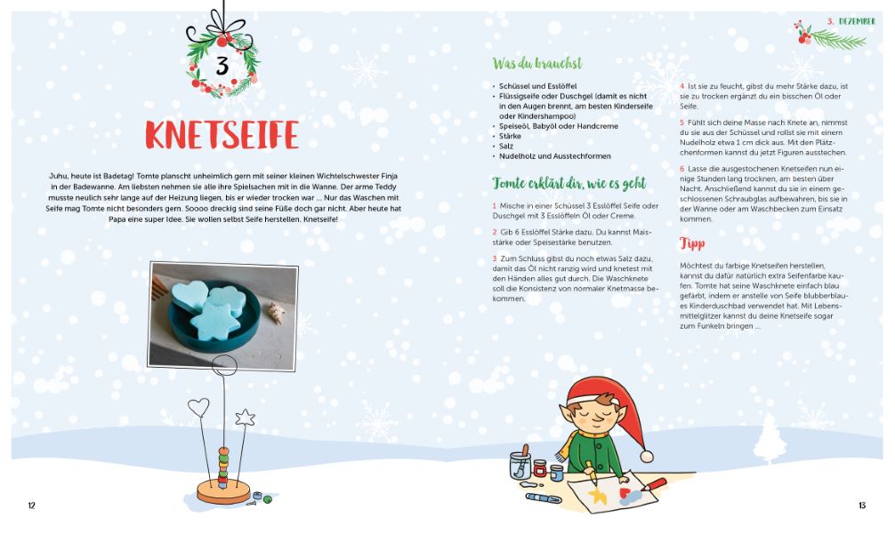 Beispielinhalt (Bild) Mein Bastel-Adventskalender