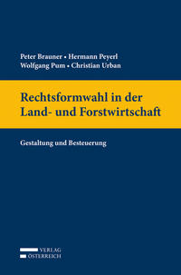 Vorderes Coverbild Rechtsformwahl in der Land- und Forstwirtschaft