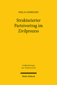 Vorderes Coverbild Strukturierter Parteivortrag im Zivilprozess