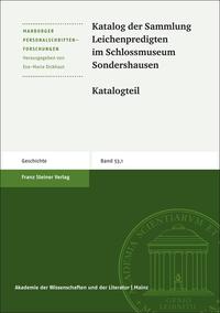 Vorderes Coverbild Katalog der Sammlung Leichenpredigten im Schlossmuseum Sondershausen
