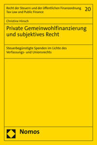 Vorderes Coverbild Private Gemeinwohlfinanzierung und subjektives Recht