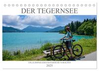 Vorderes Coverbild Der Tegernsee - Urlaubsparadies Bayerische Voralpen (Tischkalender 2025 DIN A5 quer), CALVENDO Monatskalender