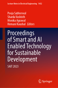 Vorderes Coverbild Proceedings of Smart and AI Enabled Technology for Sustainable Development