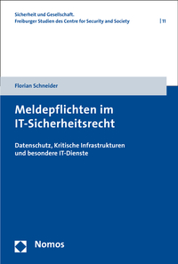 Vorderes Coverbild Meldepflichten im IT-Sicherheitsrecht
