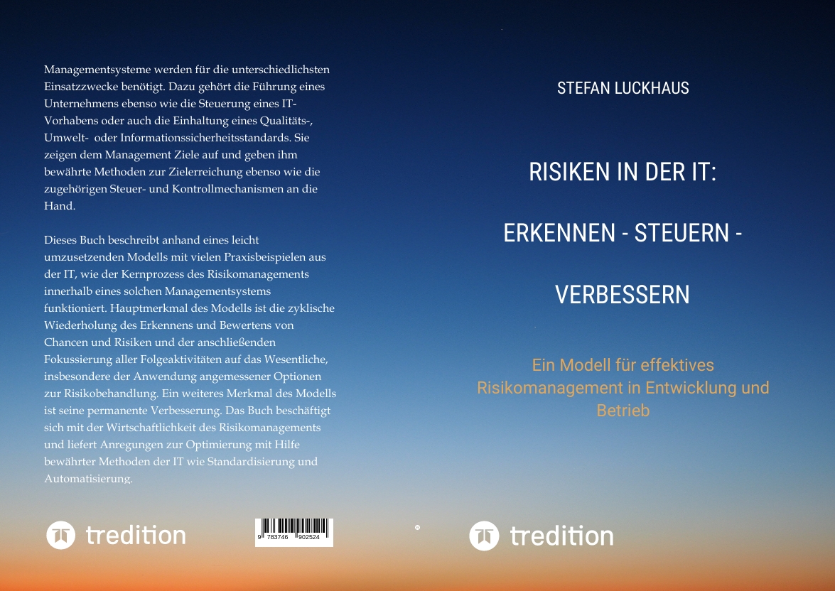 Gesamtes Coverbild Risiken in der IT: Erkennen - Steuern - Verbessern