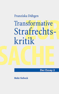 Vorderes Coverbild Transformative Strafrechtskritik