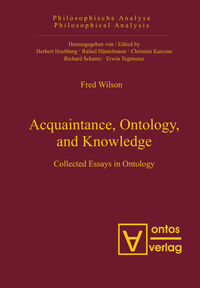 Vorderes Coverbild Acquaintance, Ontology, and Knowledge