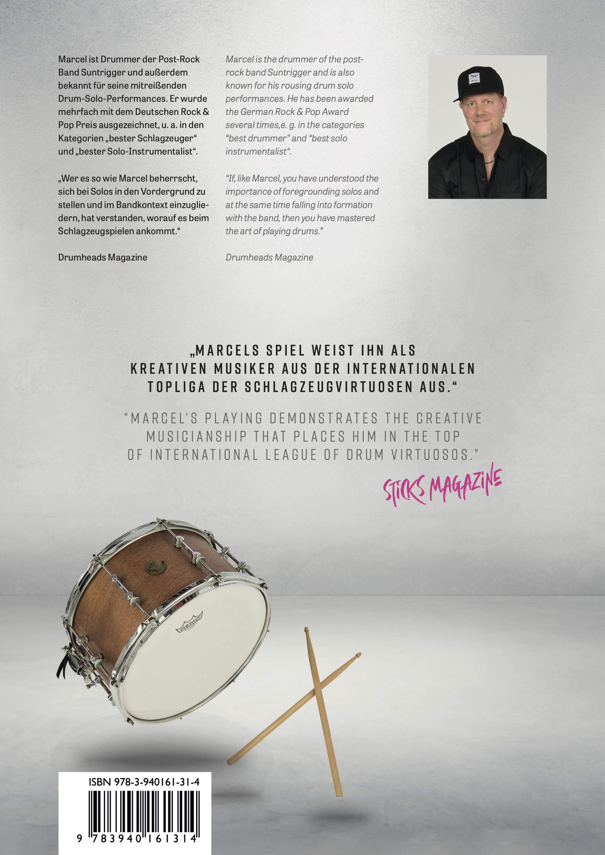 Rückseitencover Band & Solo Drumming