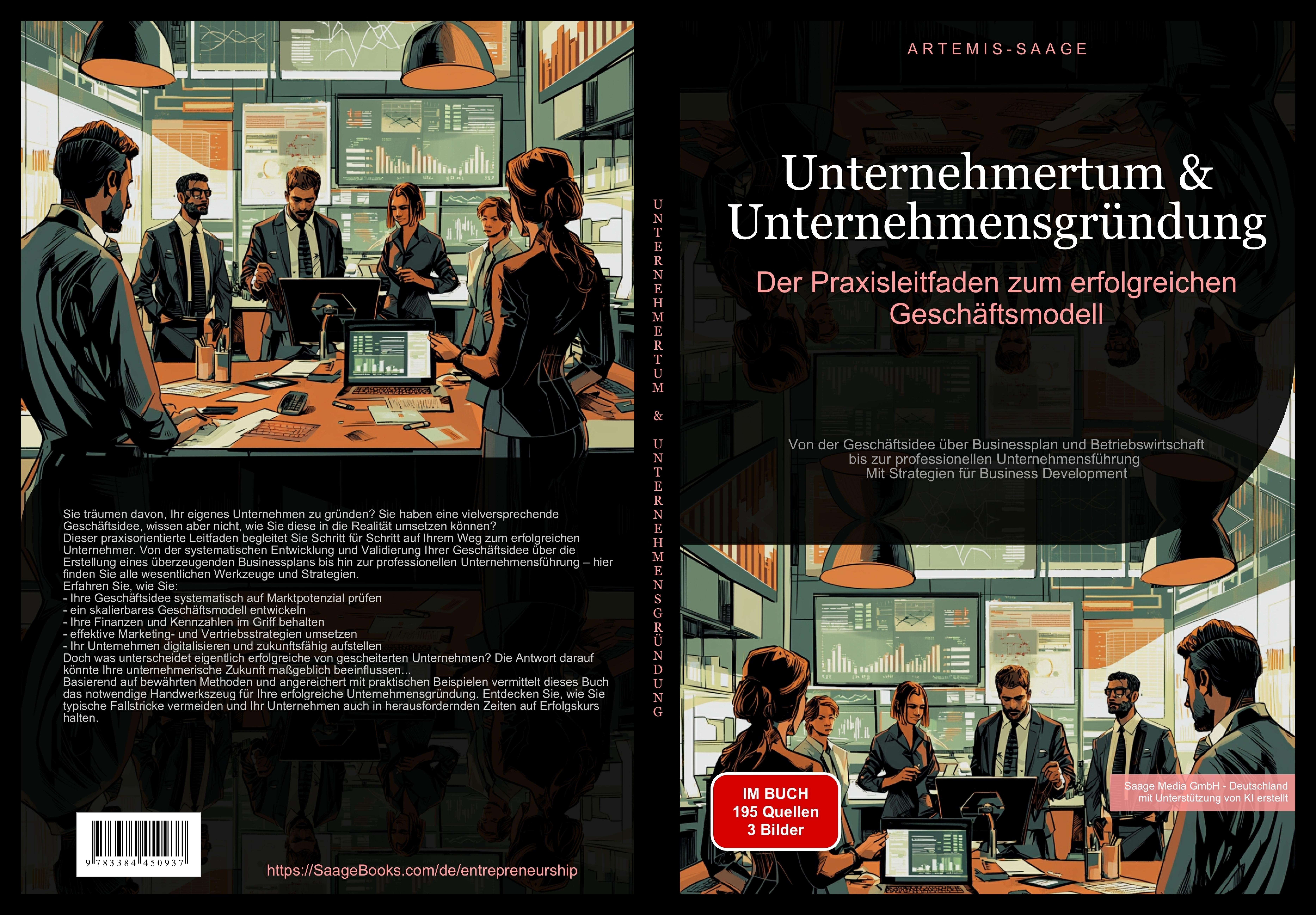 Gesamtes Coverbild Unternehmertum & Unternehmensgründung: Der Praxisleitfaden zum erfolgreichen Geschäftsmodell