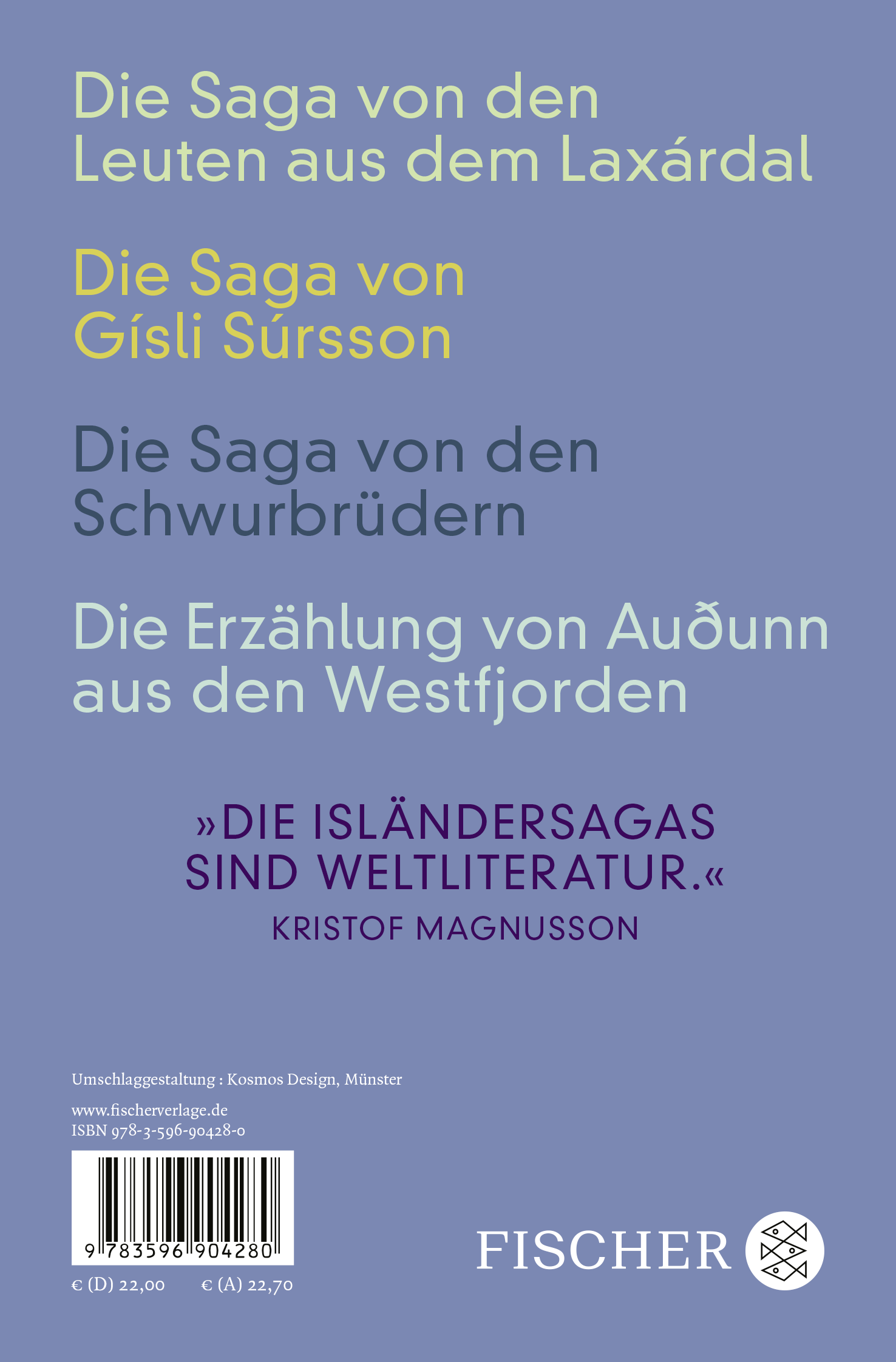 Rückseitencover Isländersagas 2