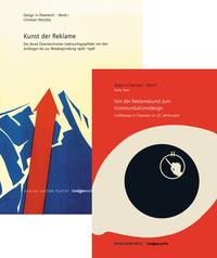 Vorderes Coverbild Kombipaket "Kunst der Reklame" und "Österreichisches Grafikdesign"